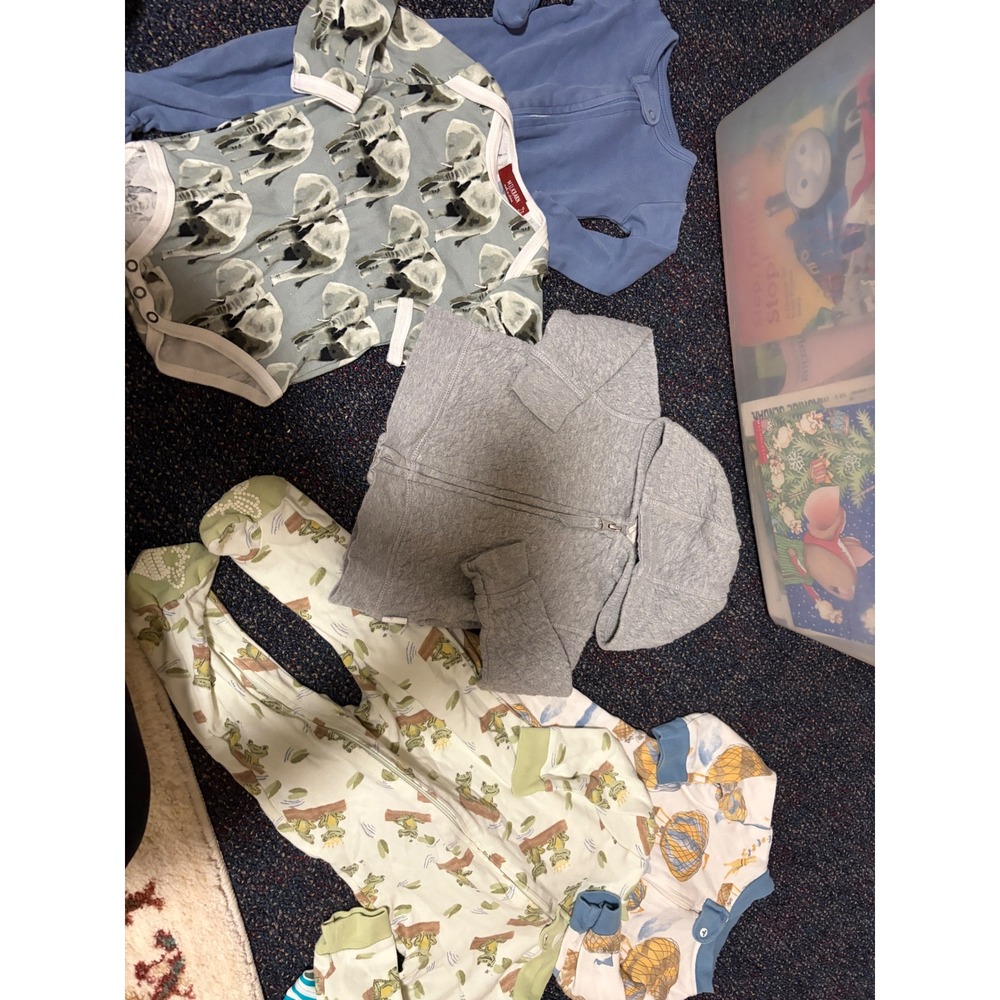 Baby Organic Cotton Bundle 3-6M Burt's Bees L'ovedbaby Milkbarn 5pc Set